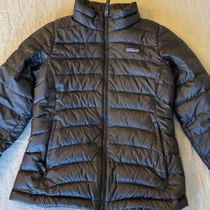 Patagonia kids M gray puffer jacket